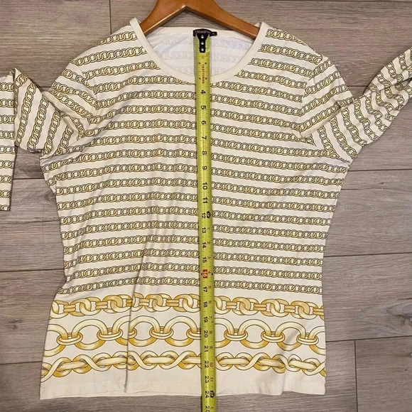 J McLaughlin Signature Catalina Cloth 3/4 Sleeve Crewneck T-shirt EUC Women's XL - Picture 9 of 10